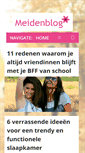 Mobile Screenshot of meidenblog.nl